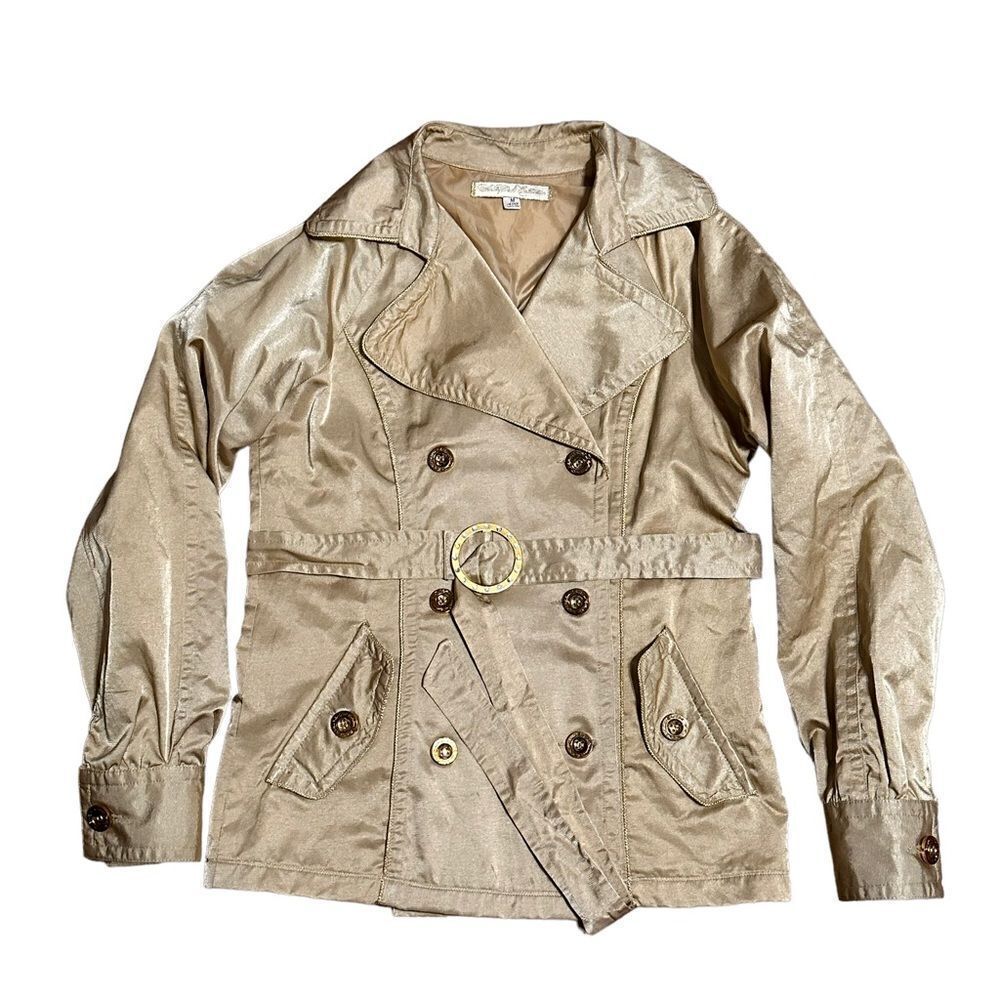 South Pole Gold Double-Breasted Light Jacket MEDIUM